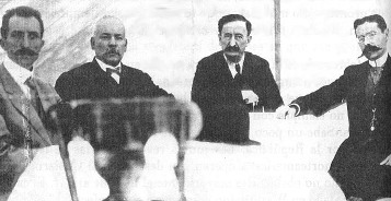 Jose María Pino Suárez, Francisco Vázquez Gómez, Francisco Madero y Francisco Carbajal. 1911